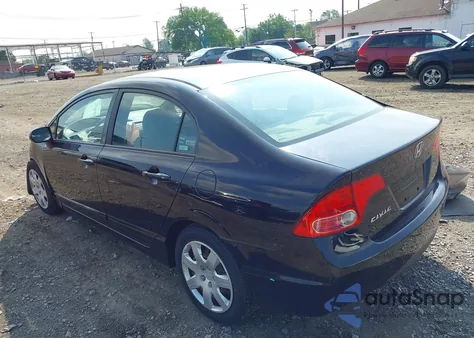 2007 Honda Civic Lx z USA, uszkodzony, nr VIN 1HGFA16567L076493